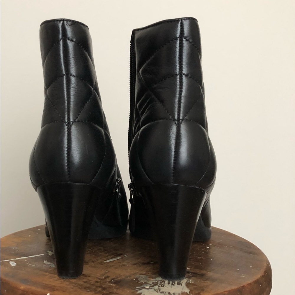 Genuine Leather Boots in Black by Ecco - Picture 5 of 8